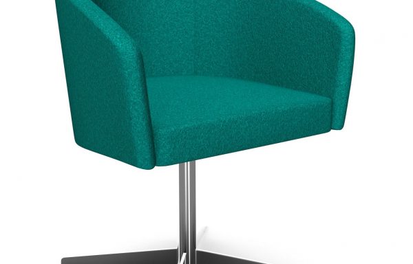 Bay Mid Back  Chair with 4 star base