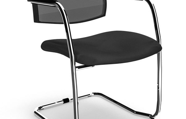 Daze Mesh Chair with Cantilver Skid Frame