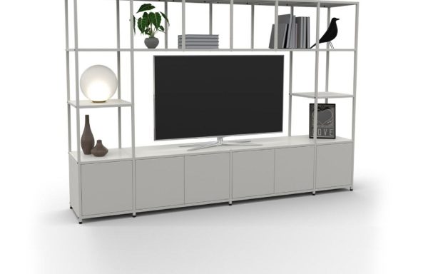 Stax 4 high x 7 wide TV unit with accessories