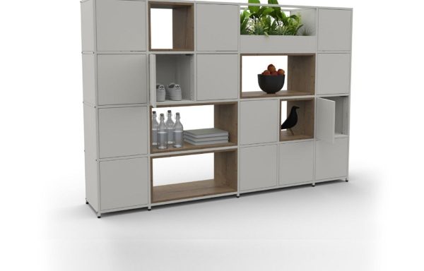 Stax 4 high x 6 wide cupboard unit with accessories